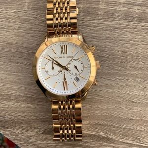 Michael Kors Gold Wrist Watch (Women’s)